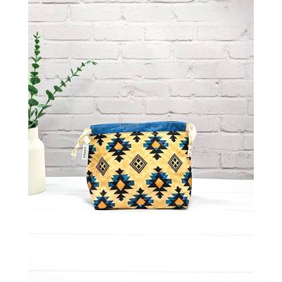 Projektbeutel Größe S | Handarbeitsbeutel | Geschenkbeutel | Kinchaku - Beutel | Strickbeutel