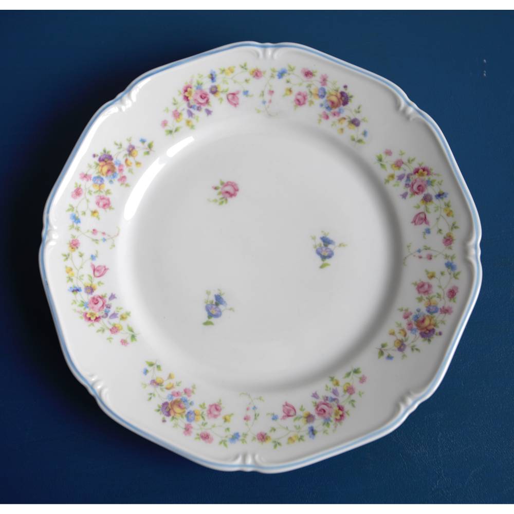 Thomas Vintage Geschirr Blumenmuster Essteller