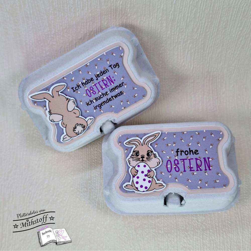 Plotterdatei - Osterhase - Ostern - Inkl. 30 x Digipaper - SVG - DXF - Datei - Mithstoff - Hase Bild 10