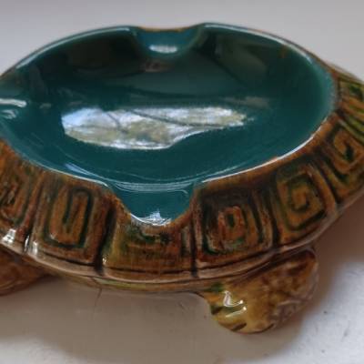 Schildkröten - Aschenbecher - unbekannte Manufaktur aus den 50er Jahren in Porzellan