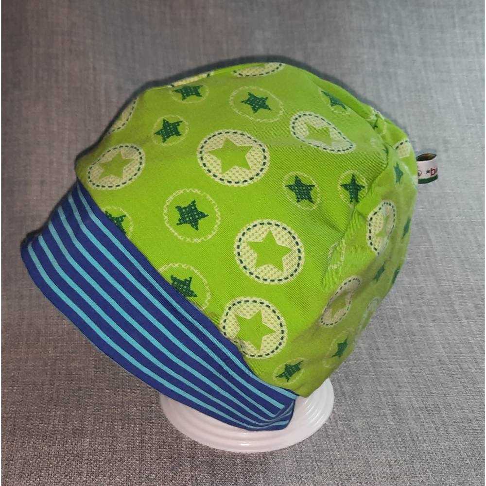 Wende-Beanie KU 51-54cm, Wendemütze, 2-in-1 Mütze mit Bündchen, doppellagige Mütze, Bild 4