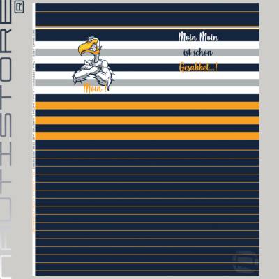 SABBELNICH  MÖÖV * JERSEY * komplettes Panel 1,80 m x 1,50 m *  Stoff von Nautistore * Stoff für Shirts und Kleider *