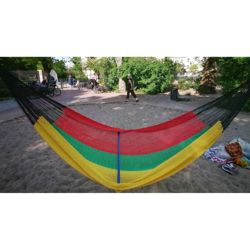 Hngematte Mexiko Reggae Farben one love gro Xl