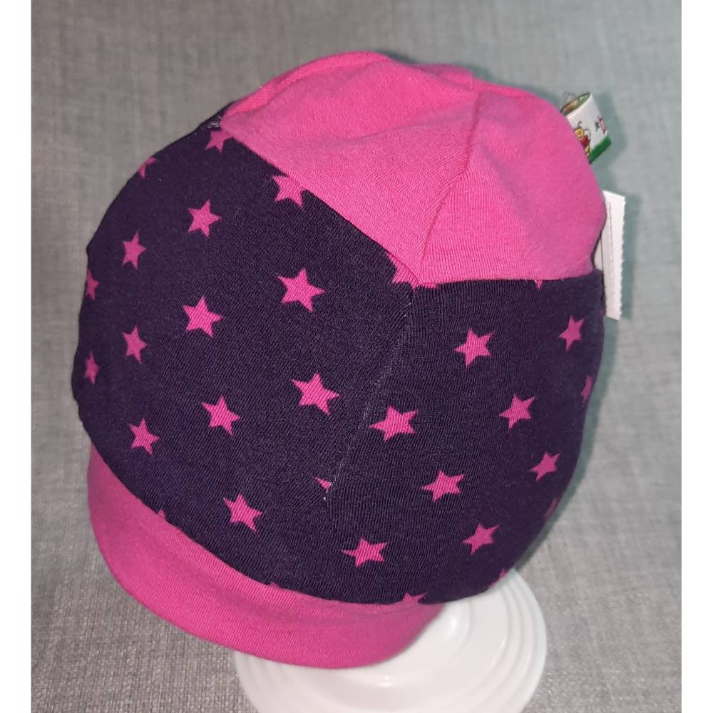 Wende-Beanie KU 39-42cm, Wendemütze, 2-in-1 Mütze mit Bündchen, doppellagige Mütze Bild 1