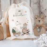 Nikolaussack, Weihnachtssäckchen personalisiert mit Name, Nikolausgeschenk, Tasche, Nikolausbeutel Weihnachten