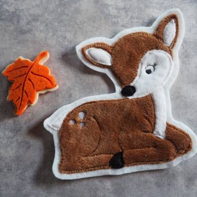 Applikation niedliches Rehkitz  Aufnäher