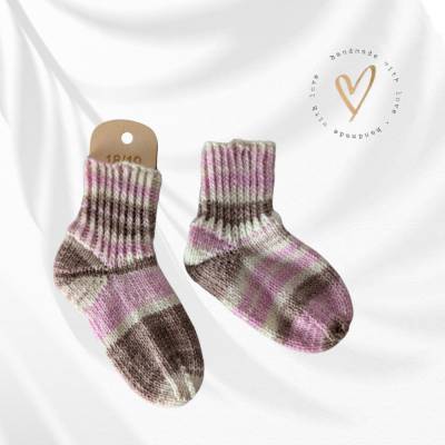 Babysocken handgestrickt Gr. 18/19