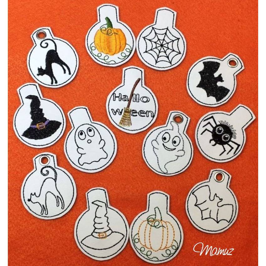 13 Dateien  *  Halloween MEGA-SET  *  Schlüsselanhänger, Giveaway, Mitgebsel Bild 1