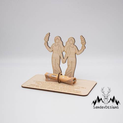 Geldgeschenk Sternzeichen Zwilling