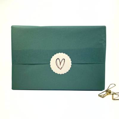 Seidenpapier 70x50 cm UNI DUNKELGRÜN Packseide ab 10 Bogen schlichte Packseide einfarbig