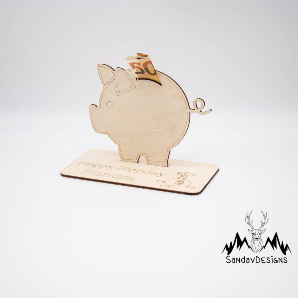 Geldgeschenk Sparschwein