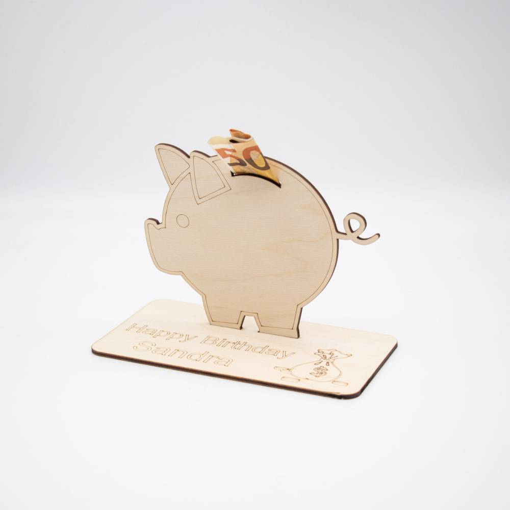 Geldgeschenk Sparschwein