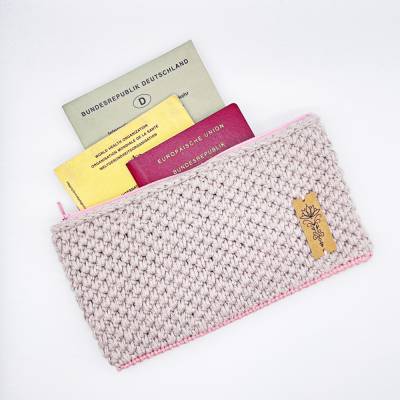 Wanderlust Täschchen für Kosmetik, Stifte, Ladekabel Organizer Reise Outdoor Reiselust Boho Lotusblüte