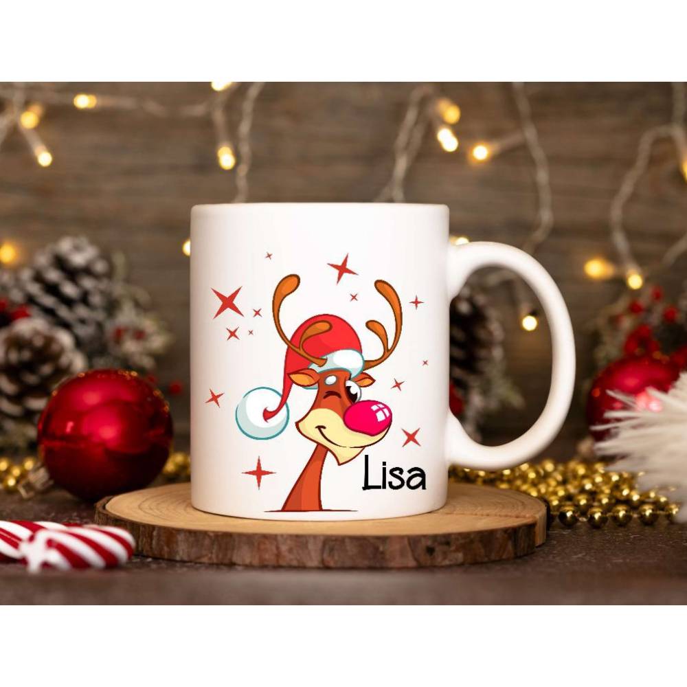 Weihnachts Tasse Weihnachten Elch Geschenk Freunde Familie Mama