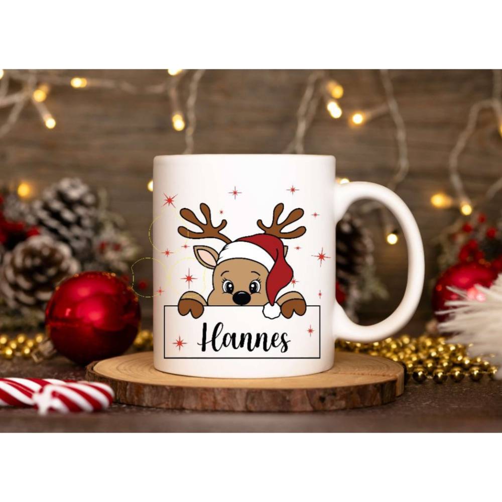 Weihnachts Tasse Weihnachten Elch Geschenk Freunde Familie Mama