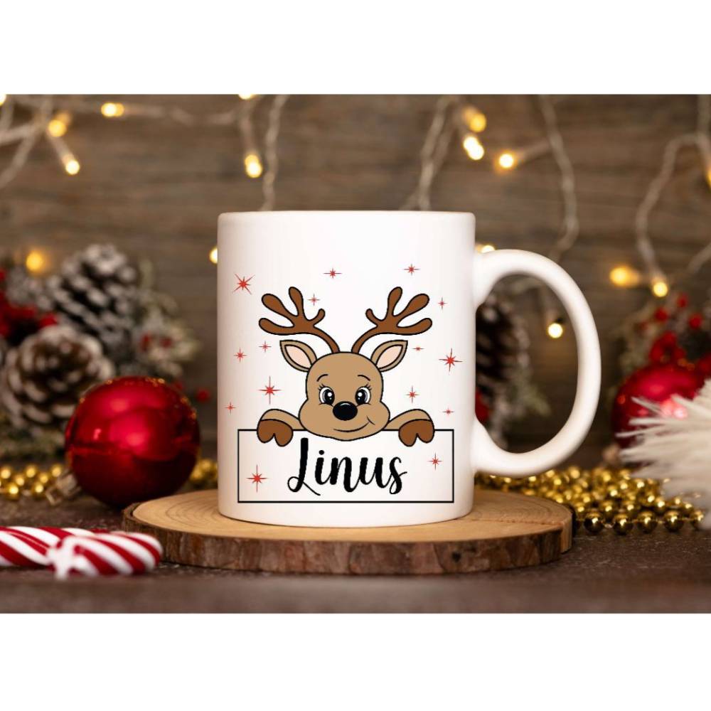 Weihnachts Tasse Weihnachten Elch Geschenk Freunde Familie Mama