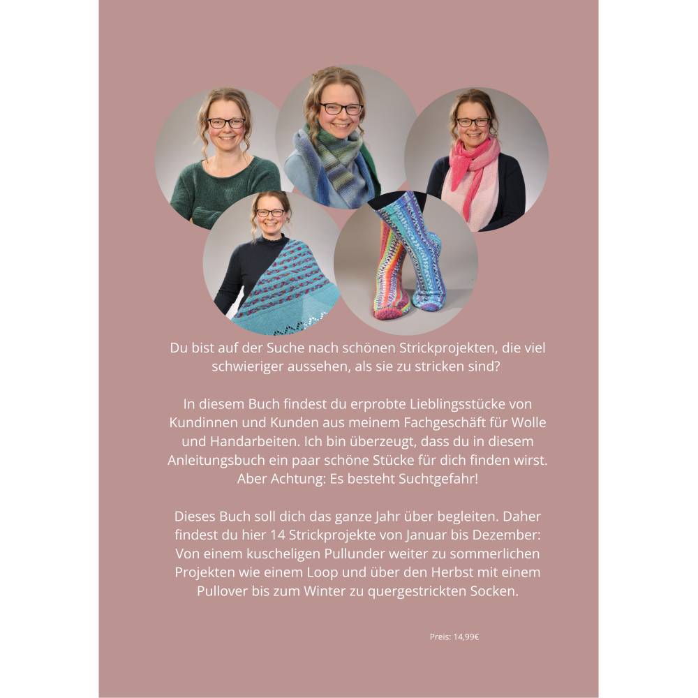 Mit 14 Strickanleitungen durch das Jahr – E-Book von Sabrina Karlem Bild 2