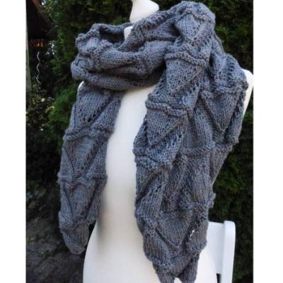Strickanleitung Schal Triangles