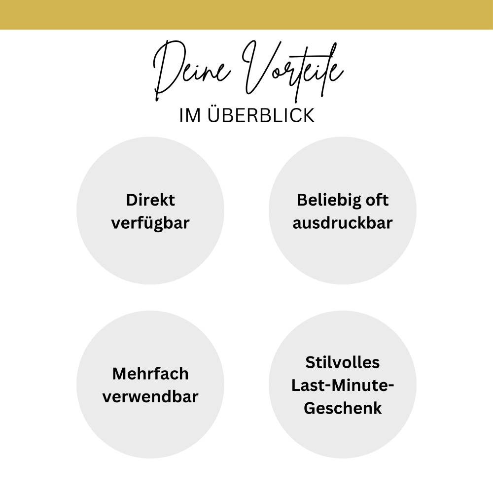 Gutschein für Sushi Druckvorlage - Gutschein Vorlage als Last Minute Geschenk zum Selberdrucken - Digitaler Download Bild 8
