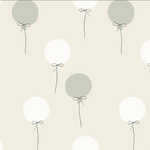 ab 50cm Jersey Luftballons Grün - Aquarell Druckstoff
