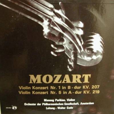Mozart, Violin Konzert Nr.1 und Nr. 5,