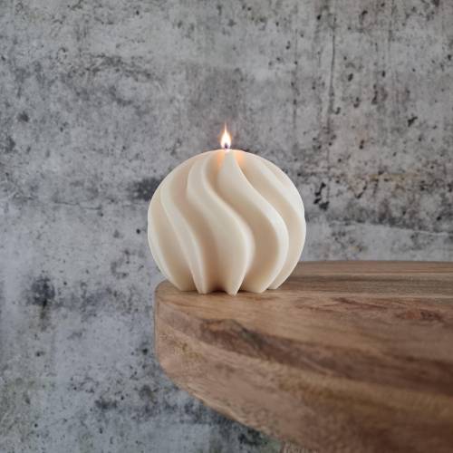 BIG Swirl Candle I Spiralkerze I Gedrehte Kerze I Sojawachs I Home Decor I Hingucker I Ästhetisch I Minimalistisch