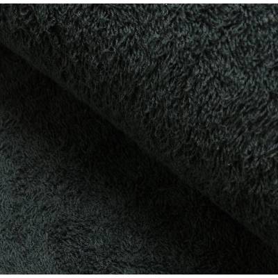 Frottee Baumwolle weich beidseitig verwendbar schwarz Oeko-Tex Standard 100 (1m/16,-€)