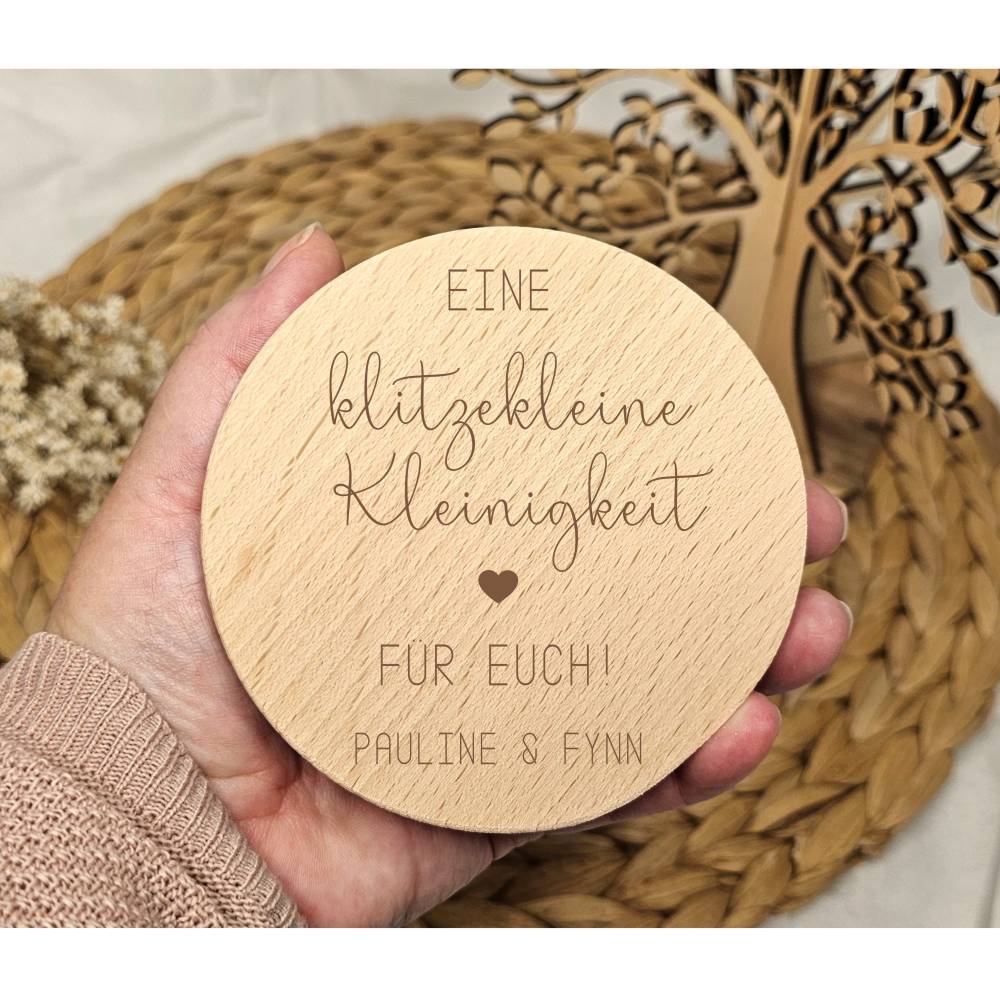 Personalisiertes Vorratsglas klitzekleine Kleinigkeit, kleines Geschenk Familie, Naschglas, Süßigkeitenglas, Bonbonglas
