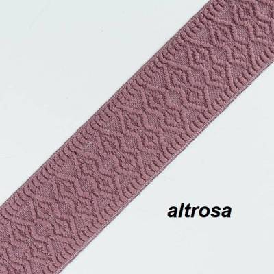 1 m elastisches Jacquardband / Gummiband / Stretchband/ dehnbare Borte für Trachtengürtel