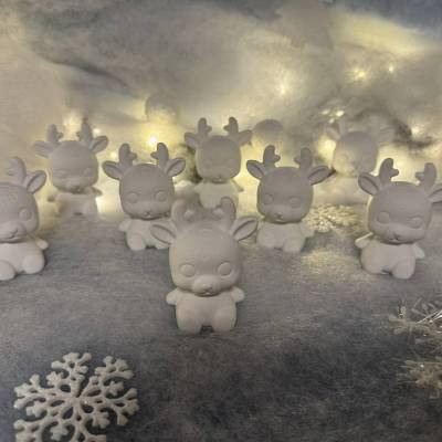 Süßes Rentier "Nico" aus Raysin – Handgegossen & liebevoll gestaltet