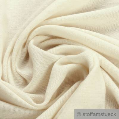 10 Meter Stoff Baumwolle Flanell natur 90 cm angeraut einfärbbar ready to dye weich