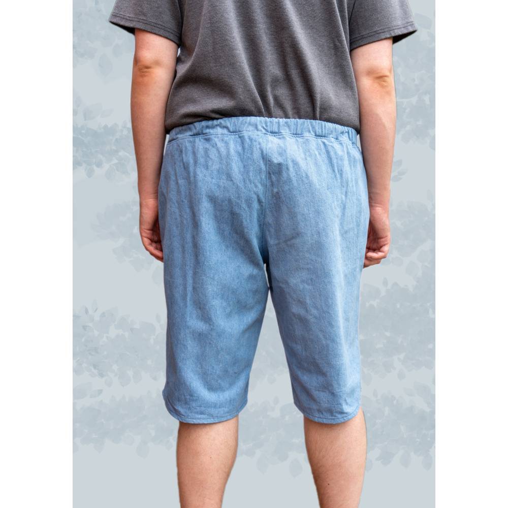 Ebook & Schnittmuster 'Luca Men' – Lockere Männershorts mit Bündchen & Taschenoption, inkl. PDF-Anleitung (Größe 44-60) Bild 3