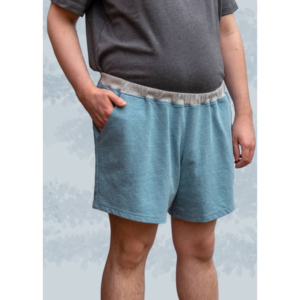 Ebook & Schnittmuster 'Luca Men' – Lockere Männershorts mit Bündchen & Taschenoption, inkl. PDF-Anleitung (Größe 44-60) Bild 4