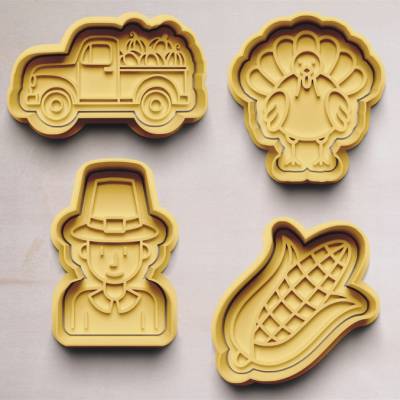 Thanksgiving I Keksausstecher | Cookie Cutters | Ausstechform | Thanksgiving Ausstechformen | Truthahn Keksform