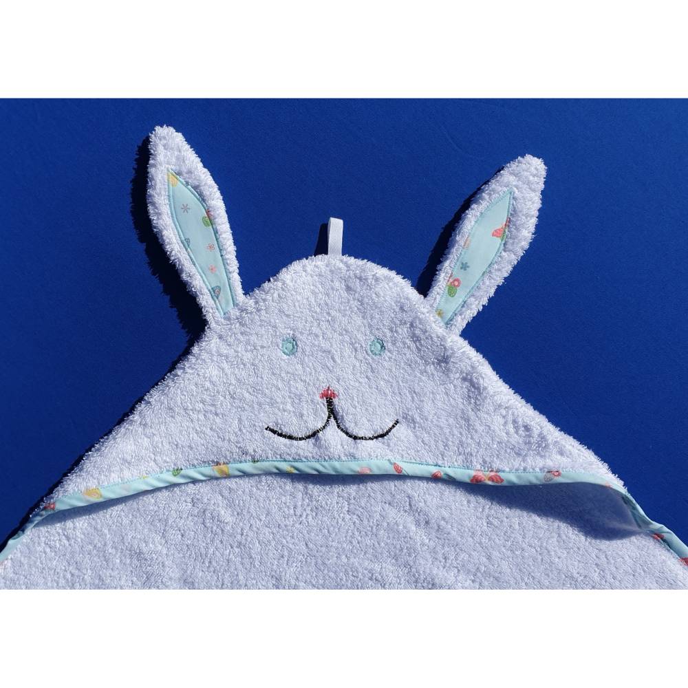 Ebook & Schnittmuster 'Kapuzenbadetuch' – Badetuch für Kinder (Gr. 80x80 bis 140x140 cm) mit Tierohren, inkl. PDF-Anleit Bild 5