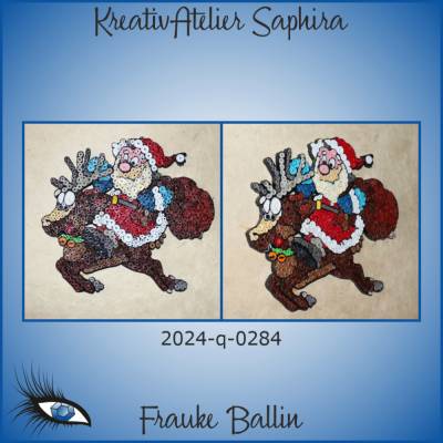 ►2024-q-0284◄ großer, reitender Weihnachtsmann