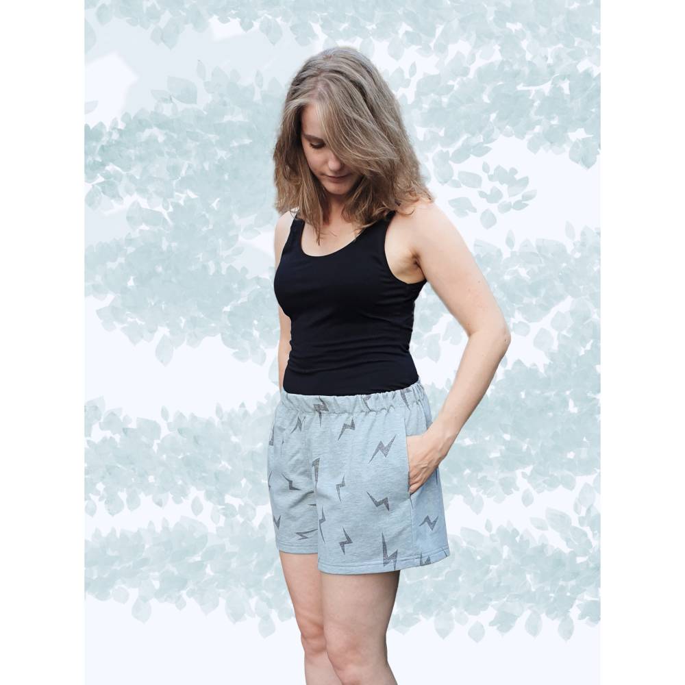 Schnittmuster 'Alex' – Locker sitzende Shorts mit Gummibund (Gr. 34-50), ideal für Sommer & Freizeit Bild 3