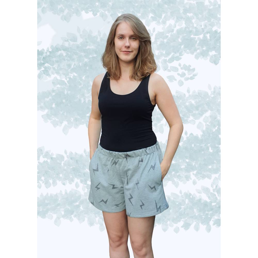 Schnittmuster 'Alex' – Locker sitzende Shorts mit Gummibund (Gr. 34-50), ideal für Sommer & Freizeit Bild 4