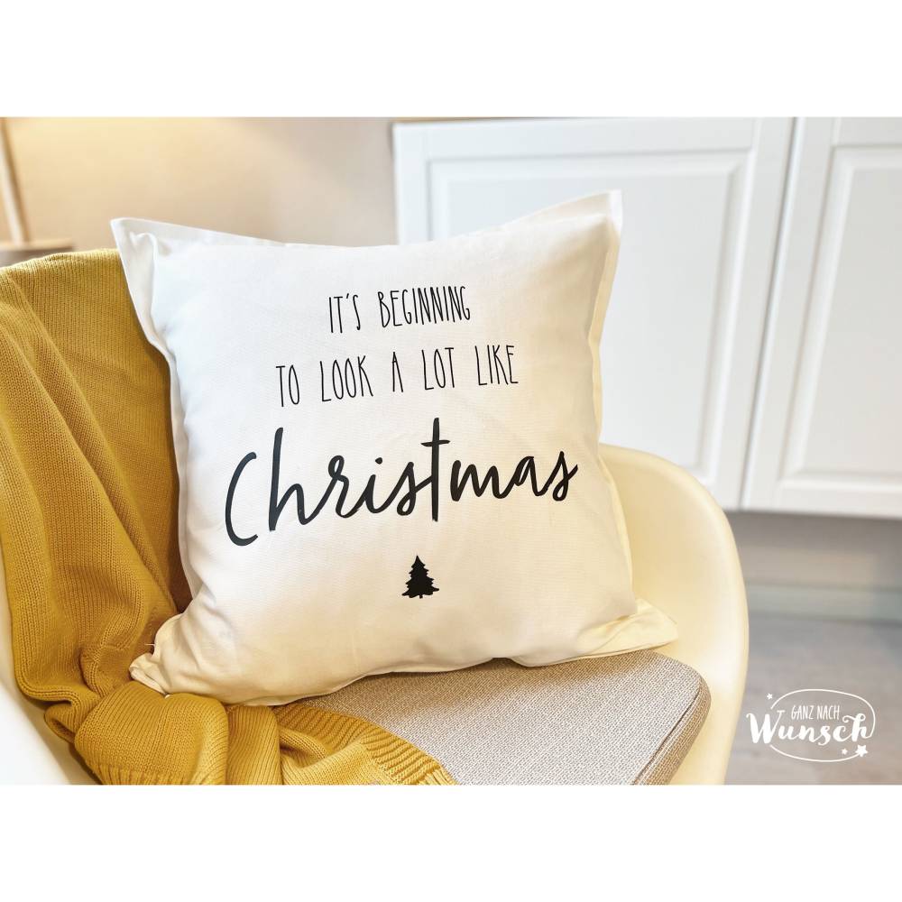 Kissenbezug | Christmas | 50x50cm | Weihnachten | Kissenhülle | Baumwolle | Skandi | Landhaus | Geschenk