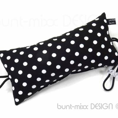 Türstopper schwarz weiss Punkte dots, doorstopp black and white, by BuntMixxDESIGN