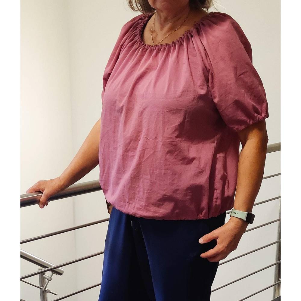 Schnittmuster 'Ida' – Sommerliche Carmenbluse mit variablen Ärmeln & Gummibandsaum (Gr. 34-50) Bild 5