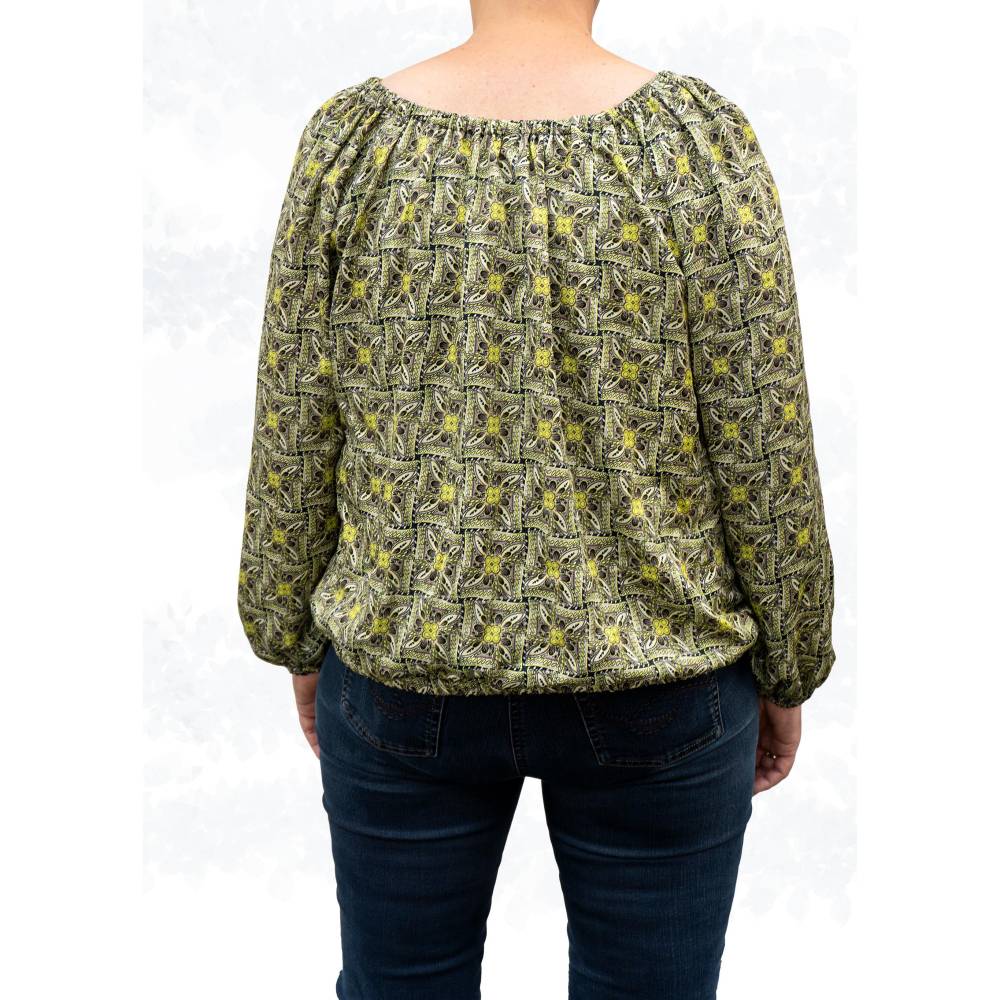 Schnittmuster 'Ida' – Sommerliche Carmenbluse mit variablen Ärmeln & Gummibandsaum (Gr. 34-50) Bild 6