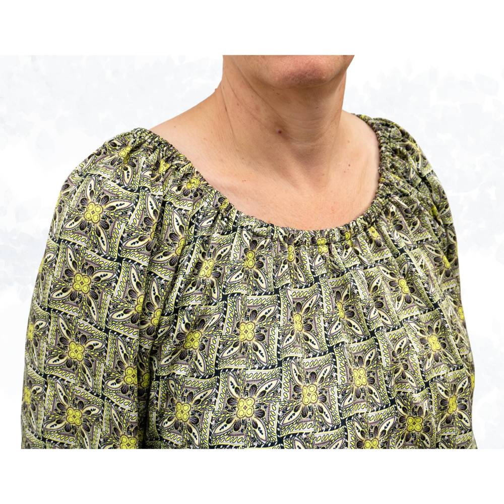 Schnittmuster 'Ida' – Sommerliche Carmenbluse mit variablen Ärmeln & Gummibandsaum (Gr. 34-50) Bild 7
