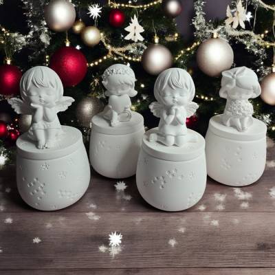 Engel-Schmuckdose – Handgefertigte Aufbewahrung für Schmuck & Erinnerungsstücke