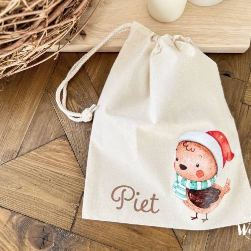 Baumwollbeutel personalisiert | Beutel | Zugbeutel | Geschenkebeutel | Weihnachten | Nikolaus | Advent | Baumwolle | Jut