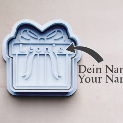 Personalisierbarer Geschenk Keksausstecher | Cookie Cutters | Ausstechform | Keksform mit Wunschnamen