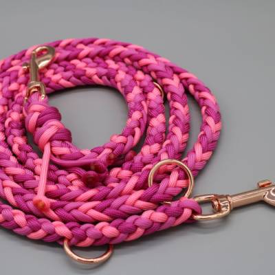Hundeleine "Midi Rosa" // verschiedene Längen möglich