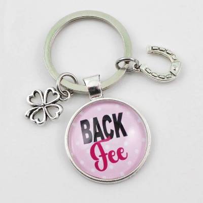 Schlüsselanhänger Backfee Personalisierbar Glücksbringer Geschenk Geschenkidee Talisman Punkte Anhänger