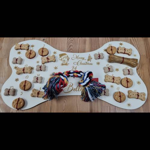 Adventskalender für Hunde mit Namen – Einzigartig, Wiederverwendbar und Liebevoll gestaltet