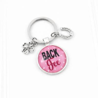 Schlüsselanhänger Backfee Personalisierbar Glücksbringer Geschenk Geschenkidee Talisman Punkte Anhänger